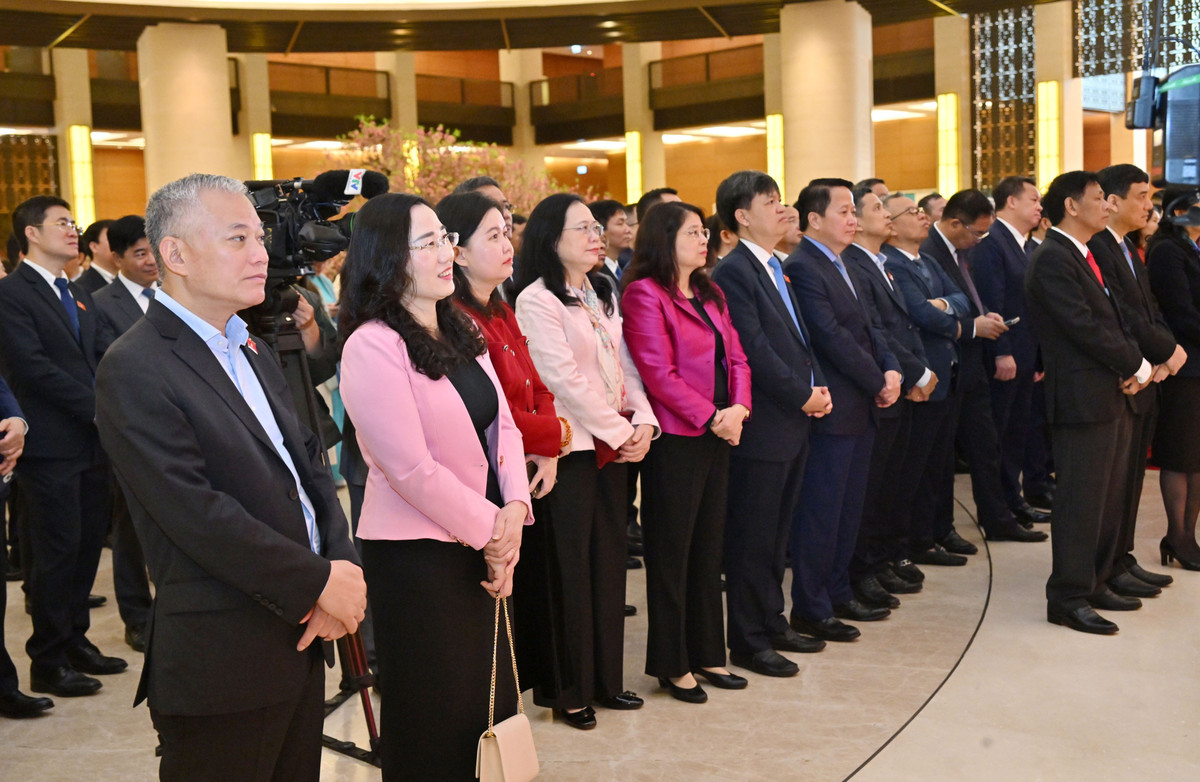 Các đại biểu tham dự cuộc gặp mặt. Ảnh: Quang Khánh