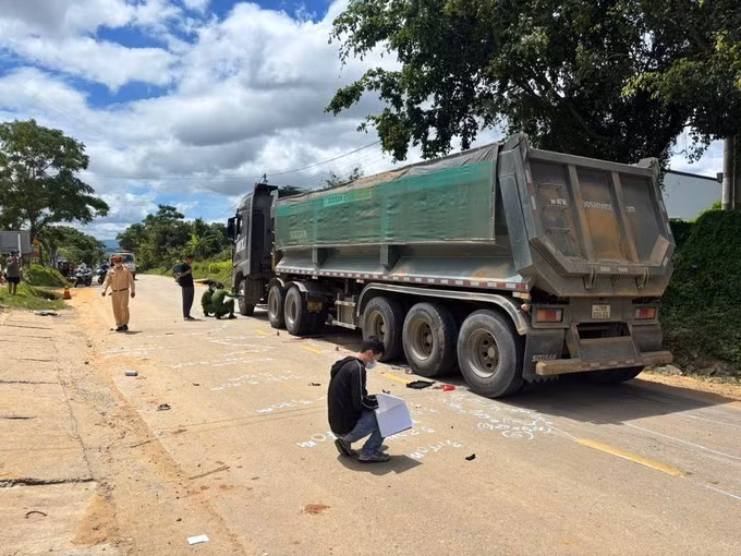 Hiện trường vụ tai nạn