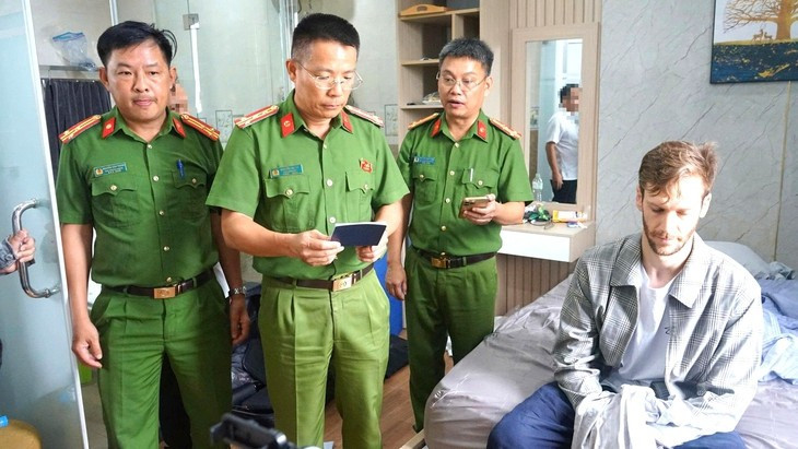 Đại tá Nguyễn Hà Lai - phó giám đốc Công an Đà Nẵng trực tiếp chỉ đạo công tác điều tra - Ảnh: H.B. 2401009-a86573bf50a3c9f26a1079e18aa44ab6.jpg