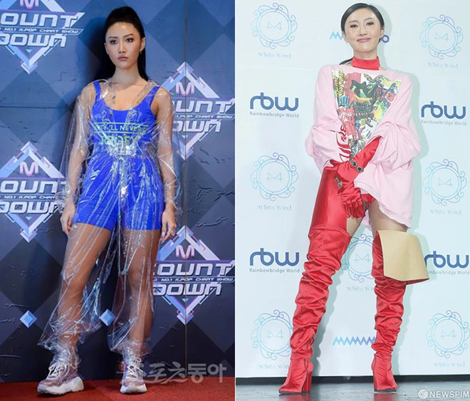 Nữ rapper Hàn Quốc gây tranh cãi bởi gu thời trang “siêu quái dị”