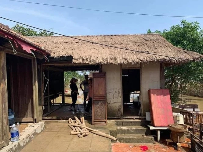 Xót xa ngôi nhà lưu niệm Đại tướng Võ Nguyên Giáp sau khi lũ rút