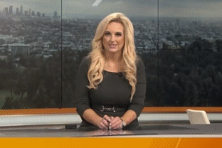 Nữ MC thời tiết đột nhiên ngã quỵ ngay trên sóng truyền hình Nu MC thoi tiet dot nhien nga quy ngay tren song truyen hinh