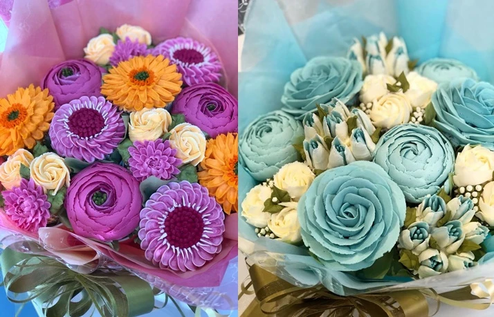 Ngất ngây với những bó hoa “ăn được” đẹp tới khó tin của bà mẹ 5 con