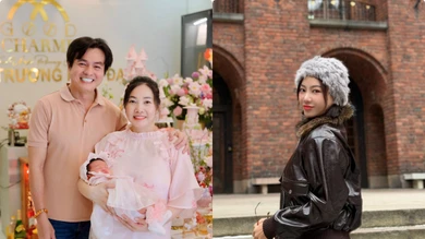 Hot face sao Việt: Vợ chồng Cao Minh Đạt tổ chức tiệc đầy tháng cho con gái