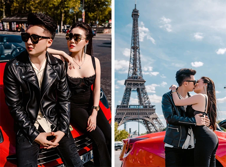 Ảnh cưới 'chanh sả' ở Pháp của nữ giảng viên đình đám MXH Việt 