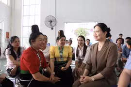 Từ Mường Than, bà Hà Thị Nga cam kết đồng hành cùng đồng bào dân tộc thiểu số