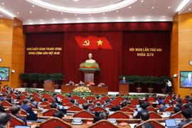 Thông cáo báo chí về ngày làm việc thứ hai Hội nghị Trung ương 2 khoá XIV