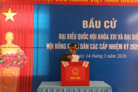 Không khí bầu cử sớm rộn ràng trên đảo tiền tiêu Bạch Long Vĩ