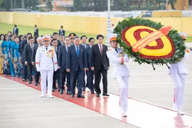 Lãnh đạo Đảng, Nhà nước, đại biểu Quốc hội viếng Lăng Chủ tịch Hồ Chí Minh