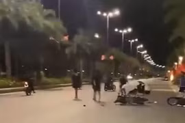 Bắt giữ nhóm thanh niên rượt đuổi, đánh nhau trong đêm ở Quảng Ninh
