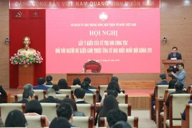 Cử tri MTTQ Việt Nam nhất trí giới thiệu 5 người ứng cử ĐBQH khóa XVI