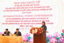 Công bố vận hành tổ chức bộ máy mới của Việt Nam từ 1/7/2025