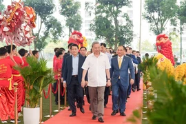 Tổng Bí thư Tô Lâm dự lễ khởi công sân vận động hiện đại nhất Việt Nam