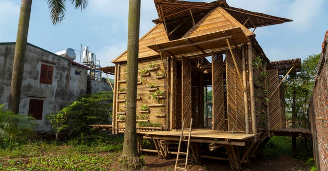 Ngôi nhà tre Việt 50 triệu giành giải thưởng thiết kế của Đức