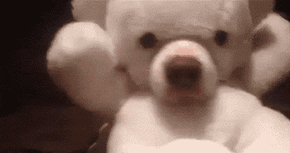 Trong trang phục gấu Teddy trắng cực đáng yêu, chó cưng tha hồ nhận kẹo ngon từ mọi người. (Nguồn Bored Panda)
