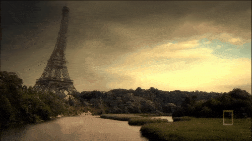 300 năm sau, những công trình kiên cố bằng sắt thép từng là niềm tự hào của loài người sẽ gãy vụn và biến mất. (Nguồn Viral Nova)