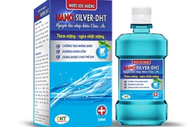 Thu hồi sản phẩm Nước súc miệng Nano silver - DHT 350ml