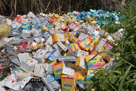 Đã tìm được người đổ trộm thuốc ra bãi đất trống ở TP HCM