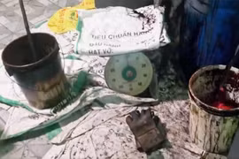 Đột kích cơ sở sản xuất cà phê bột giả ở Khánh Hòa