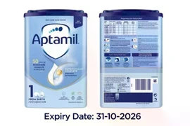 Bộ Y tế khuyến cáo ngừng sử dụng sữa Aptamil First Infant Formula