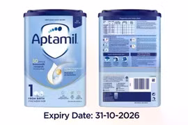 Bộ Y tế khuyến cáo ngừng sử dụng sữa Aptamil First Infant Formula