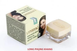 Hà Nội thu hồi mỹ phẩm LYNSHAO của Công ty Long Phụng Khang do chứa chất cấm