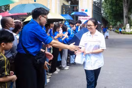 Học sinh thi lớp 10 ở Hà Nội năm 2025. Ảnh LĐTĐ