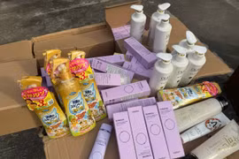 Phá đường dây mua bán mỹ phẩm giả liên tỉnh, thu 25 tấn hàng hóa