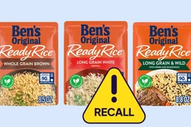 Thu hồi sản phẩm gạo hiệu Ben’s Original tại Mỹ do phát hiện lẫn sỏi nhỏ