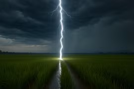 Một người ở Phú Thọ bị sét đánh tử vong khi đang làm ruộng