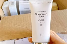 Kem chống nắng Hanayuki Sunscreen Body bị thu hồi toàn quốc