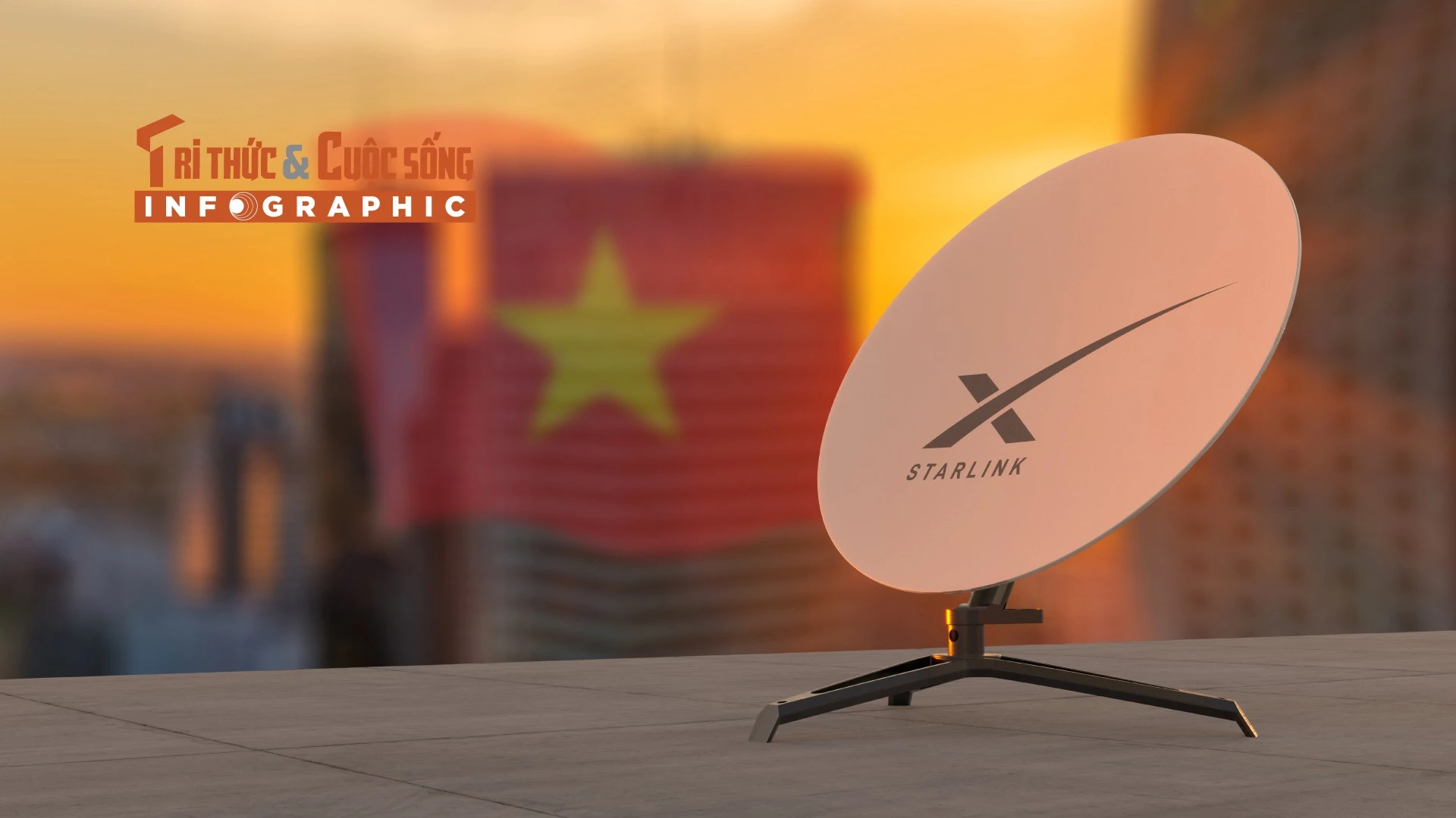 [INFOGRAPHIC] Internet vệ tinh Starlink sắp phủ sóng ở VN