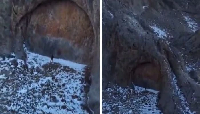 Cánh cửa khổng lồ ẩn trong núi nghi của người ngoài hành tinh