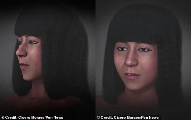 Bất ngờ gương mặt phục dựng của nữ tu sĩ Ai Cập cổ đại