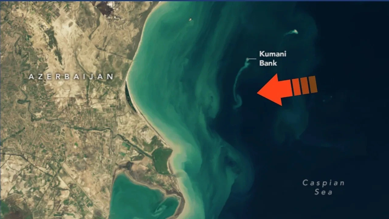 Kỳ bí "đảo ma" đột ngột xuất hiện rồi vụt biến ở Biển Caspi