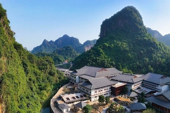 Suối khoáng nóng Quang Hanh, Quảng Ninh. Ảnh dulichluhanh