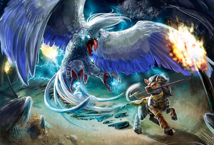  Vẫn tồn tại trong tín ngưỡng dân gian. Ở Nam Phi, nhiều người tin rằng linh hồn Impundulu vẫn bay qua bầu trời mỗi khi có giông bão. Ảnh: Pinterest.