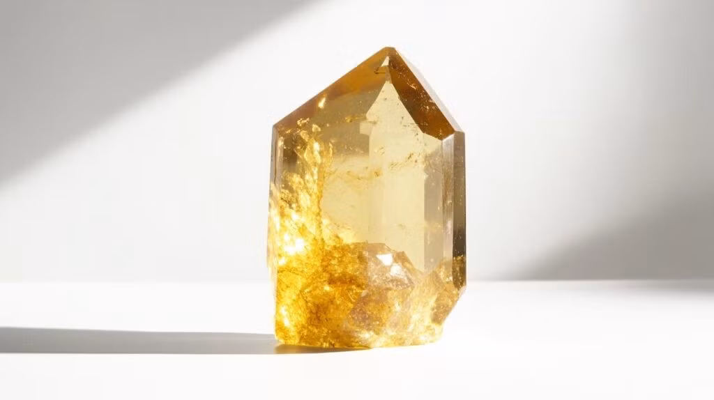  Màu sắc hình thành từ nguyên tố sắt. Sắc vàng của heliodor chủ yếu do sự hiện diện của ion sắt trong cấu trúc tinh thể, với cường độ màu thay đổi tùy theo hàm lượng và trạng thái oxy hóa của sắt. Ảnh: nobbier.com.