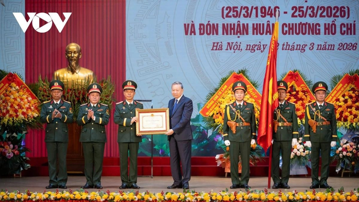 Tổng Bí thư Tô Lâm trao tặng Huân chương Hồ Chí Minh cho Binh chủng Công binh