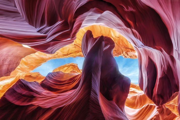  3. Nổi tiếng trong nhiếp ảnh. Antelope Canyon được xem là một trong những địa điểm chụp ảnh đẹp nhất thế giới, thu hút hàng ngàn nhiếp ảnh gia mỗi năm. Ảnh: Pinterest.