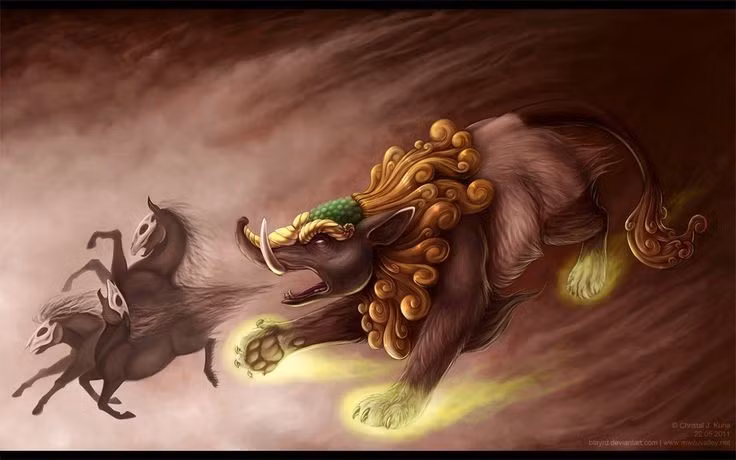  Baku không nên bị gọi quá nhiều lần. Vì nếu ăn hết ác mộng mà vẫn đói, Baku có thể ăn luôn cả giấc mơ tốt. Ảnh: Pinterest.