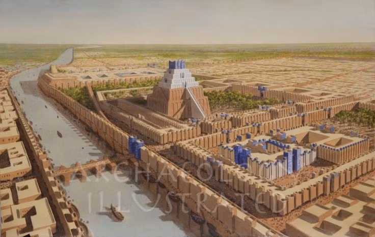  Thiên văn học phát triển mạnh. Người Babylon ghi chép cẩn thận và chính xác về chuyển động sao, tạo nền tảng cho thiên văn học Trung Đông sau này. Ảnh: Pinterest.