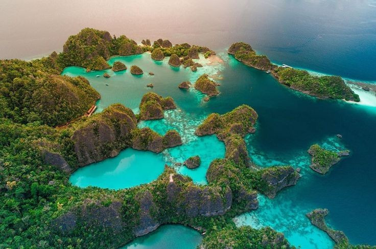  Tên gọi mang ý nghĩa “Bốn vị vua”. Raja Ampat trong tiếng Indonesia có nghĩa là “Bốn vị vua”, bắt nguồn từ truyền thuyết địa phương về bốn hòn đảo lớn: Waigeo, Batanta, Salawati và Misool. Bốn đảo này được xem là trung tâm văn hóa và địa lý của toàn quần đảo. Ảnh: Pinterest.