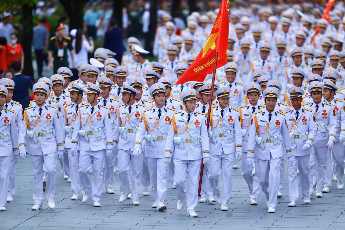 Chương trình sơ duyệt diễu binh, diễu hành A80 gồm hai phần: Thực hiện các nội dung nghi lễ, nghi thức của Đảng, Nhà nước và diễu binh, diễu hành. Nội dung diễu binh, diễu hành của lực lượng Quân đội, quân đội nước ngoài, Công an; hệ thống vũ khí, khí tài của Quân đội, các khối xe đặc chủng của Công an.