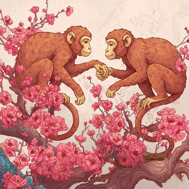 4. Tuổi Thân: Xua tan mây mù thị phi, kết nối vạn người mê. Người tuổi Thân thông minh, nhanh nhạy, nhưng năm qua lại vướng phải cái lưới vô hình của sự "hiểu lầm". Có những lúc bạn mang ý tốt giúp người, nhưng lại bị suy diễn thành động cơ xấu.