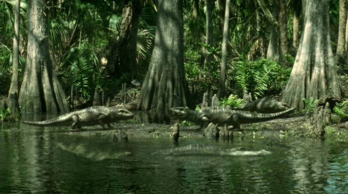  Ăn thịt các loài động vật nhỏ. Proterogyrinus là kẻ săn mồi trong hệ sinh thái cổ. Ảnh: nocookie.net.