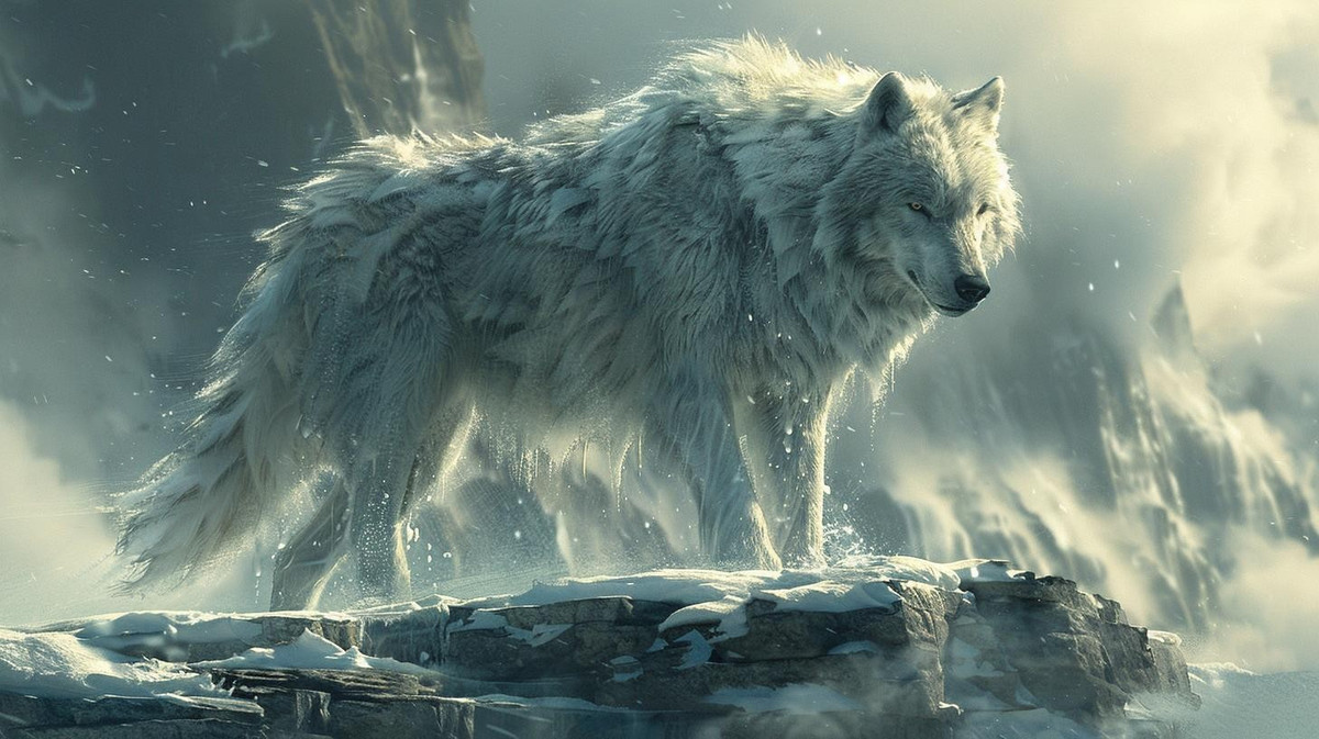  Biểu tượng của sự cô độc và tự do. Trong văn hóa hiện đại, Amarok tượng trưng cho linh hồn mạnh mẽ, tự do và không bị ràng buộc. Ảnh: oldworldgods.com.