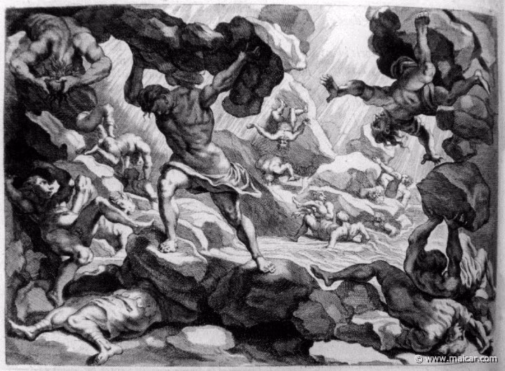  6. Trận chiến mang tính vũ trụ. Gigantomachy không chỉ là xung đột quyền lực, mà còn biểu trưng cho cuộc đấu tranh giữa trật tự thần linh và hỗn loạn nguyên thủy. Ảnh: maicar.com.