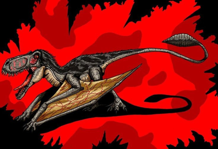 Không phải khủng long. Dimorphodon thuộc nhóm bò sát bay – họ hàng xa của khủng long chứ không phải khủng long. Ảnh: Pinterest.