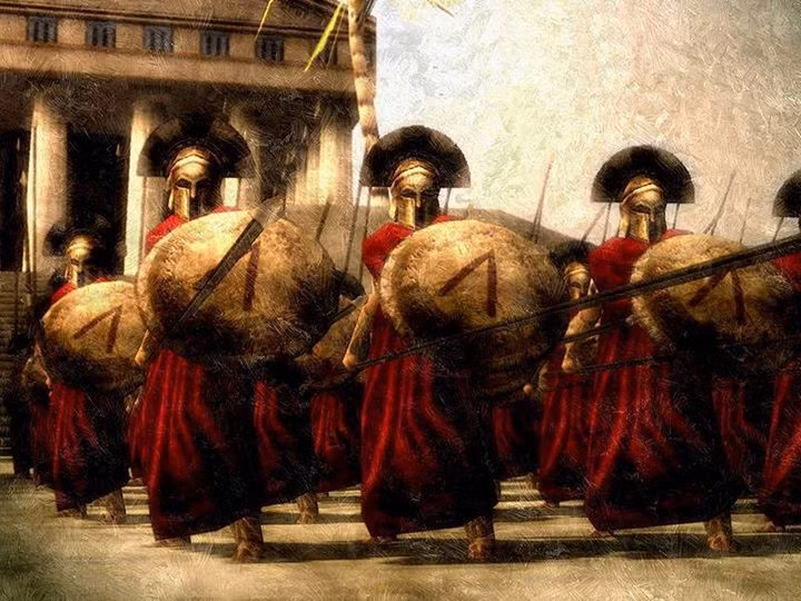  4. Vua Agis II của Sparta trực tiếp chỉ huy. Agis II đã có quyết định chiến thuật táo bạo khi thay đổi đội hình vào phút chót để tránh bị bao vây, điều này giúp Sparta giành ưu thế. Ảnh: Pinterest.